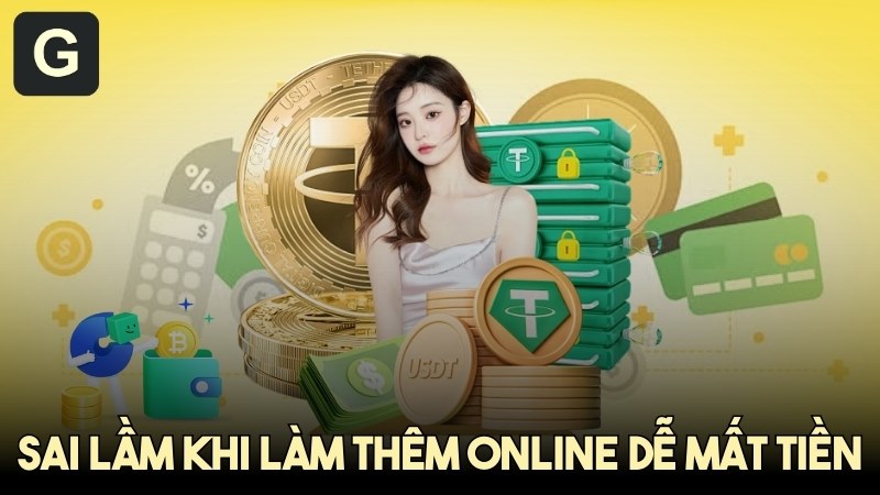 Sai lầm khi làm thêm online dễ mất tiền mọi người cần biết