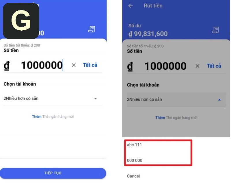 Một số giao dịch thực hiện qua GoldenPAY có thể bị lỗi
